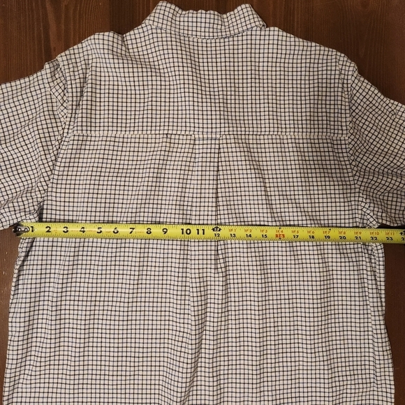 Chaps Button Up Dress Shirt Blue & White Striped Long Sleeve Shirt Sz Lg NICE!! - Picture 11 of 16